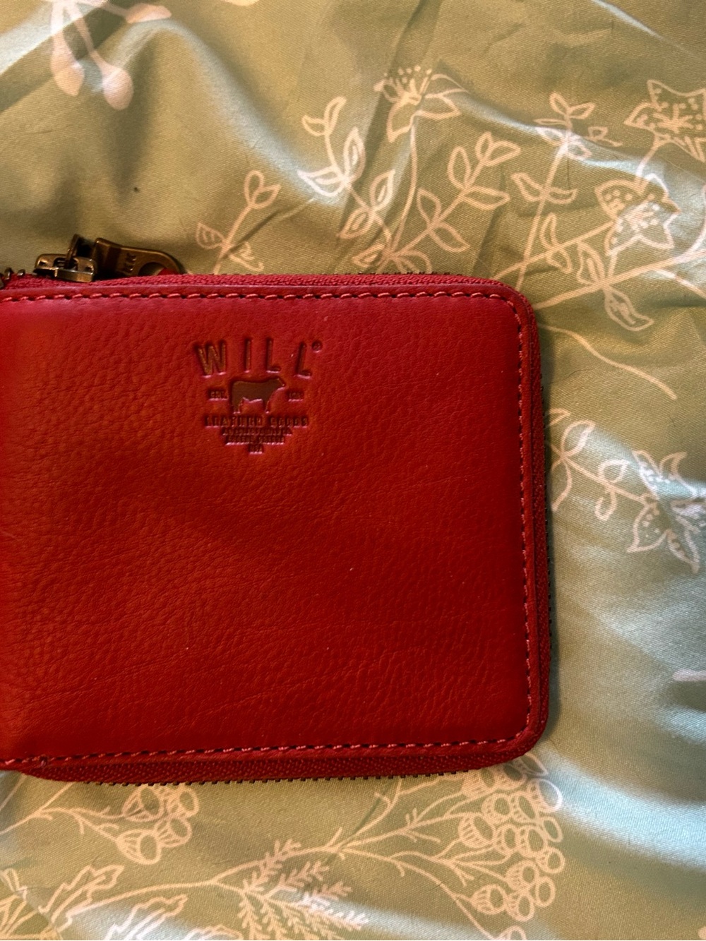 Men’s red wallet